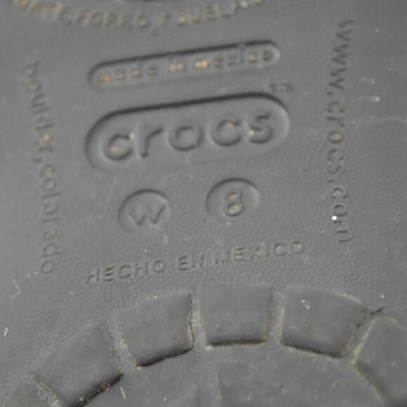 Crocs Womens Sz 8 Alice Work Flats Classic Comfort Black - Picture 13 of 14